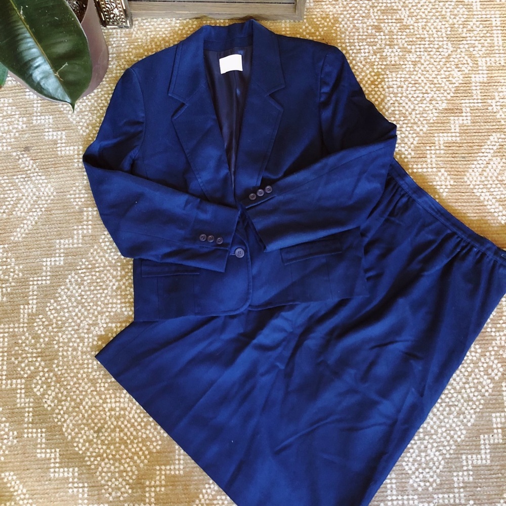 Vintage Pendleton Skirt + Jacket Suit Set💫